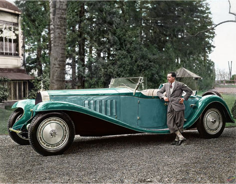 Heco Bugatti Royale Esder 1932 Limited Edition Diecast Car Emerald Green