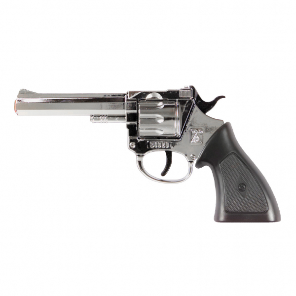 Rodeo 100-Schuss Pistole Blisterkarte Pistole Waffe Western 198mm 