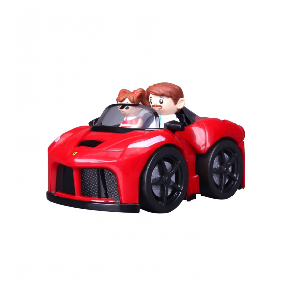 Licht Sound rot, 15cm BB Junior Spielzeugauto Poppin' Driver LaFerrari Aperta 