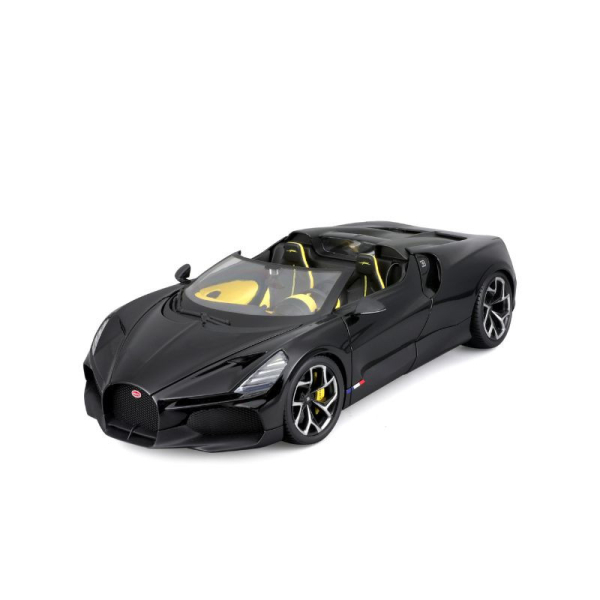 1:18 Bugatti W16 Mistral, black - 1:18 Model cars - Bburago model