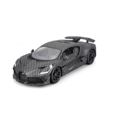 Bburago Bugatti Chiron Sport: Modellauto im Maßstab 1:18, Türen und Motorhaube zum Öffnen, lenkbar, 26 cm, schwarz/rot (18-11044R