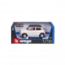 BBURAGO 1/18 - MINI Cooper - 1969 - (Scale 1:16) - Five Diecast