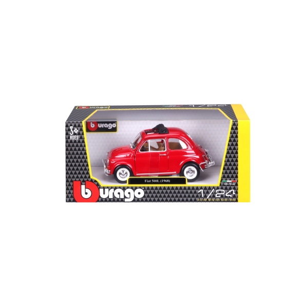1:21 Fiat 500L (1968) - 1:24 Model cars - Bburago model cars
