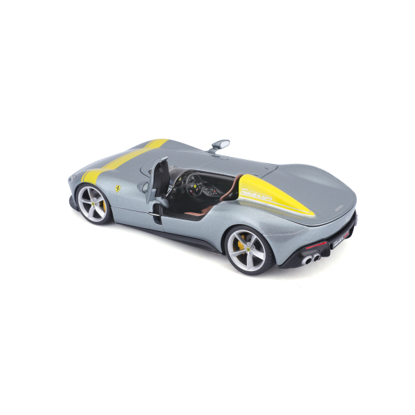 Ferrari Monza SP1 2018 Grise, Burago 1/24, Modèle Auto Stradali, Neuf, échelle 1:24