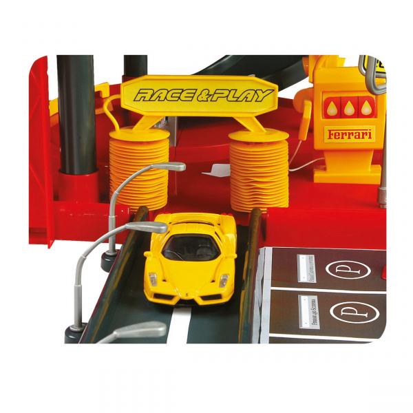 Race n play parking top garage