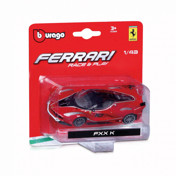 Ferrari R&P 1:43 sort., Blister - 1:43 Race & Play Edition