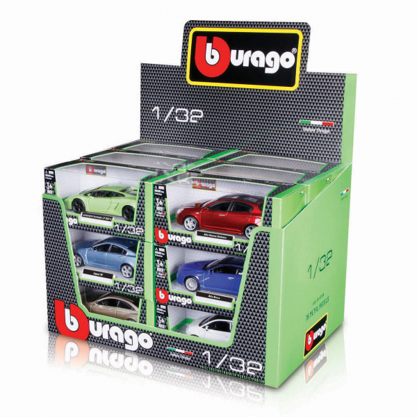 Bburago 1:32 Collezione, WB, 18er Display - 1:32 Model cars