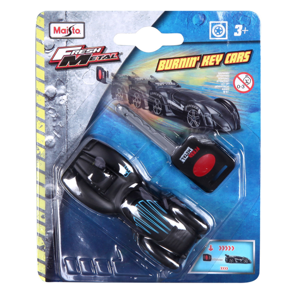 Burnin Key Cars ass. Blisterkarte Fresh Metal Maisto model