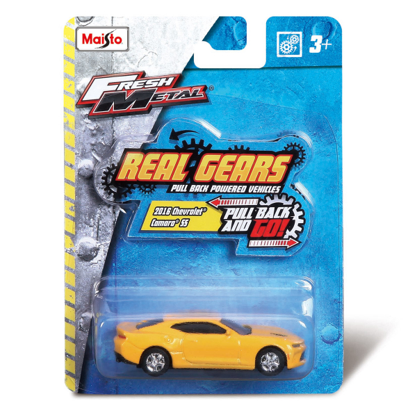 7 5cm Autos RealGears Pull back Blister Fresh Metal Maisto