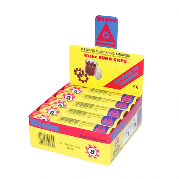 240 Schuss Ringmunition EURO CAPS Sohni-Wicke 1 Karte 12 Schuss Amorces 