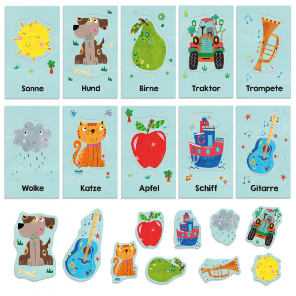 Headu -Flashcards Baby Logic Game, Multicolor, MU23813 Headu -Flashcards Baby Logic Game, Multicolor, MU23813